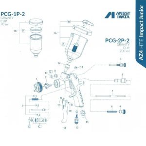Iwata AZ4 Smart Repair Parts and Spares