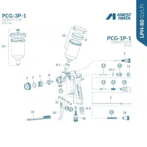 Iwata LPH80 Smart Repair Parts and Spares