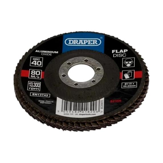 Flap Discs 115mm P40 (Box 10)