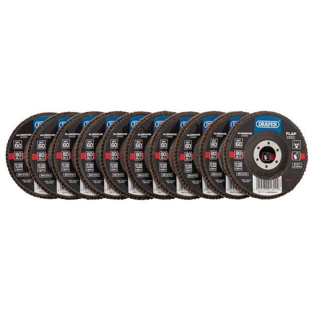 Flap Discs 115mm P60 (Box 10) - Image 2