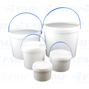 Polypropylene paint pots with lids
