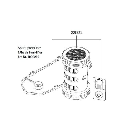 SATA Air Vision 5000 Humidifier Kit